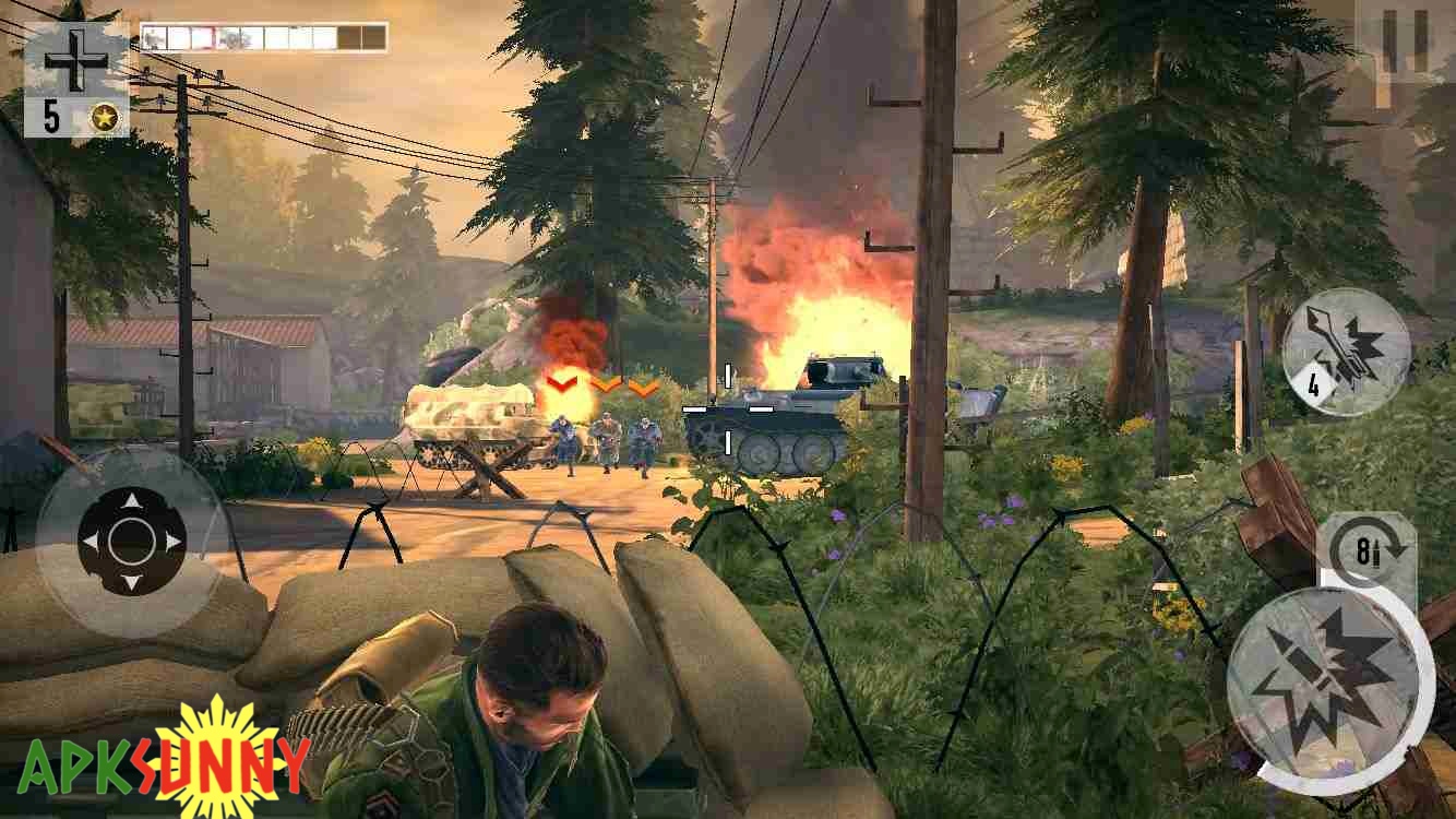 Brothers In Arms 3 mod apk 2021