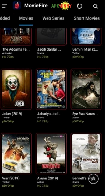 Movie Fire mod apk download
