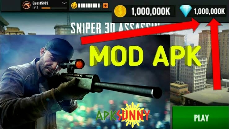 Sniper 3D mod apk 2021