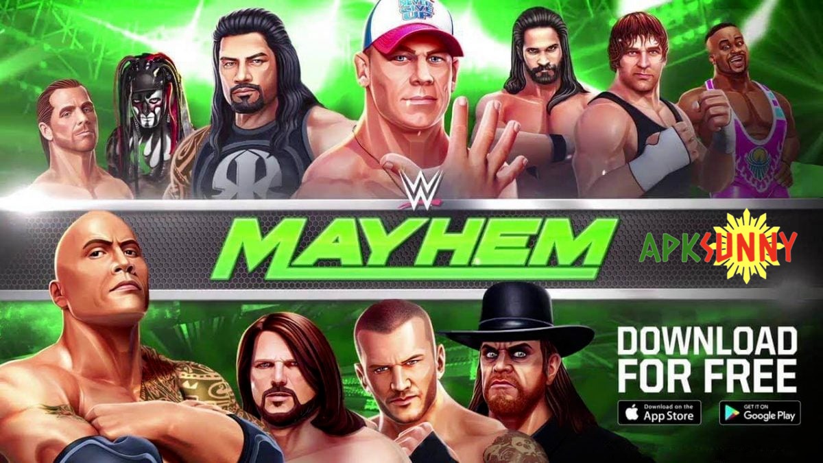 WWE Mayhem mod apk latest version