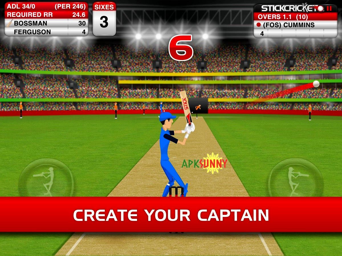 Stick Cricket Premier League mod apk download apksunny