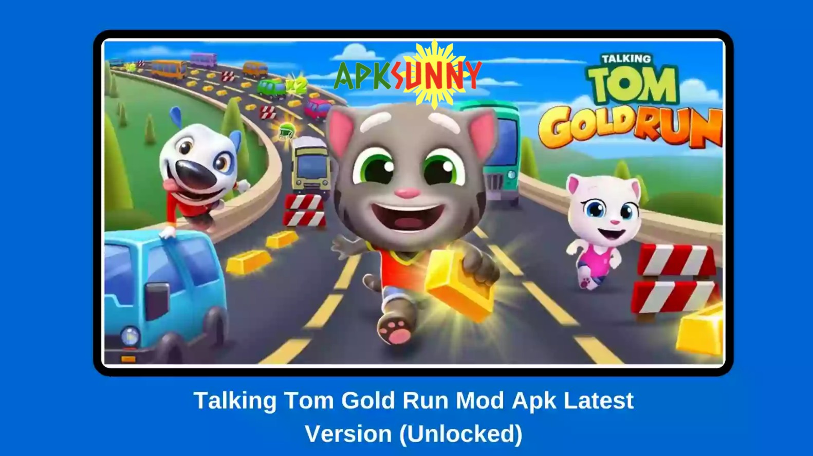 Talking Tom Gold Run mod apk download