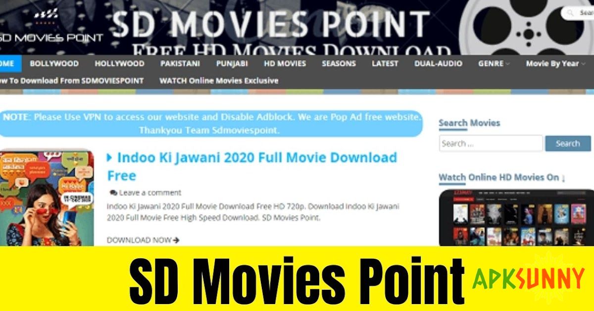 SD Movies Point mod apk 2022