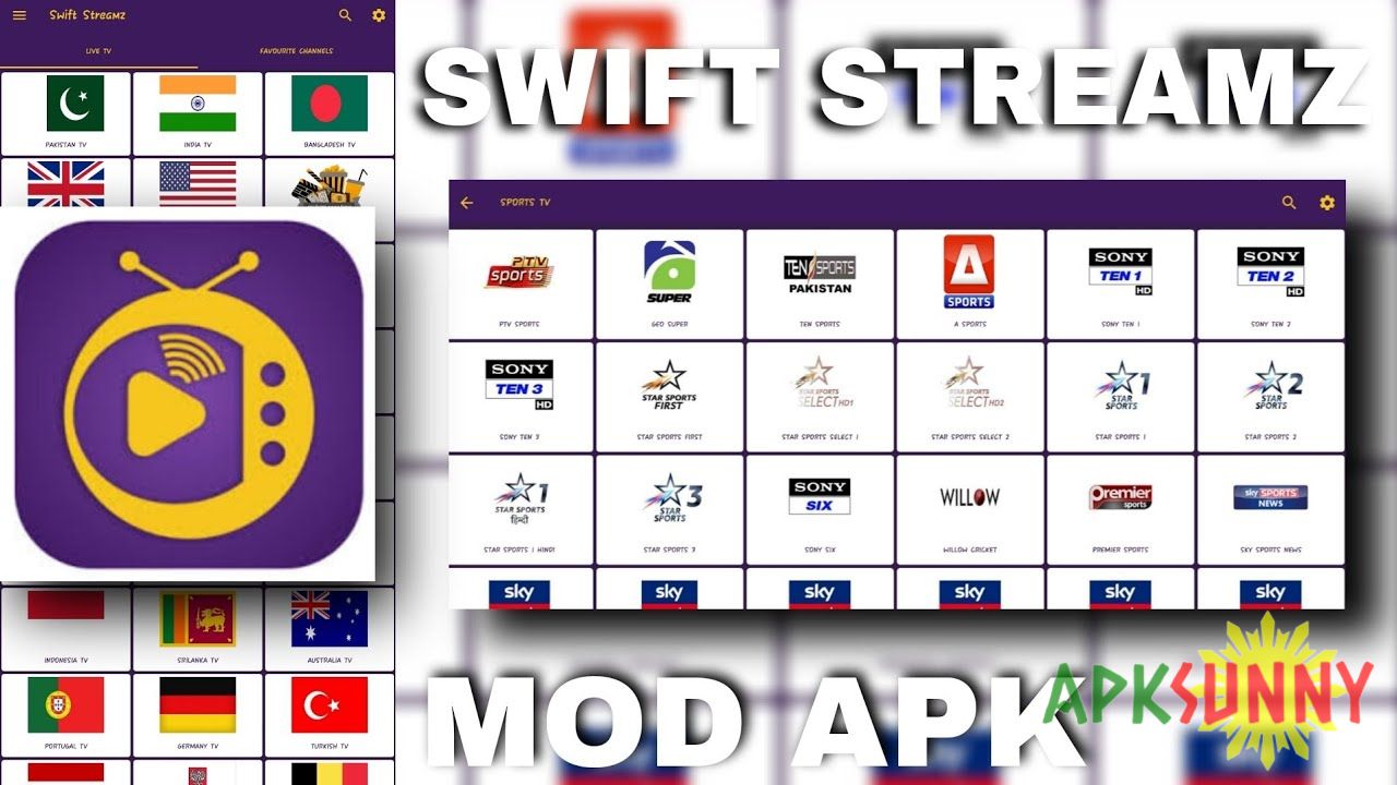 Swift Streamz mod apk 2022